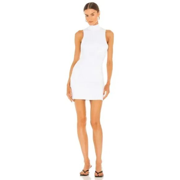 Cotton CITIZEN x REVOLVE Ibiza Racerback Dress XO in White - Picture 1 of 8